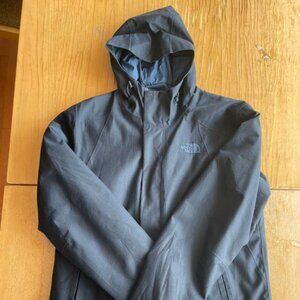 North Face Waterproof Hooded Jacket – Blue – Men's Medium